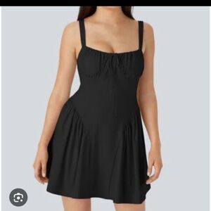 HALARA Elegant Black Mini Dress